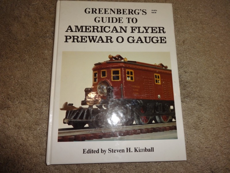 ORIGINAL 1st EDITION GREENBERG'S GUIDE TO AMERICAN FLYER PREWAR O GAUGE