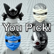 LEGO Ninjago Minifigure HEADGEAR HAIR HELMET Replacement PARTS YOU PICK - Ninja