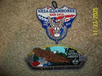 2013/2016 NESA at Jamboree Patches - Eagle Scout Order of the Arrow