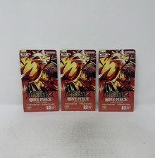 One Piece PRB-02 The Best Vol. 2 12-Card Sleeved Premium Booster Pack Lot of 3