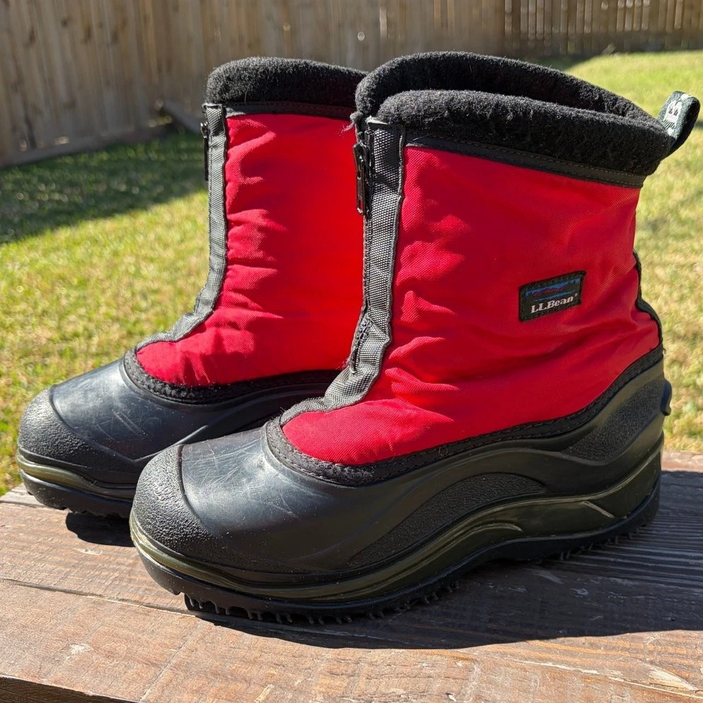 L.L. BEAN BAFFIN Insulated Snow Boot Size 9 Red & Black
Opens in a new window or tab