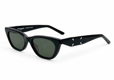 Gentle Monster Maison Margiela MM208 01 Sunglasses Black/Gray With Case New