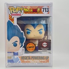 Funko Pop Vegeta Powering Up #713 CHASE Chalice Exclusive w/ Protector