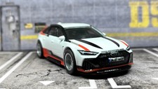 CUSTOM White Audi RS 6 Avant    2025 Hot Wheels Premium Car    Real Riders