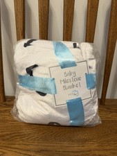 NWT Nova Baby Monthly Milestone Blanket - Newborn Boy Girl