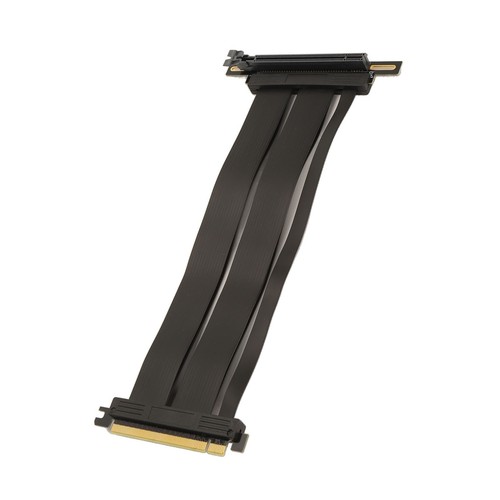 PCIE4.0 X16 Riser Cable High Speed 90° Double Row Graphics Card Extension Ca SAL - Afbeelding 6 van 22