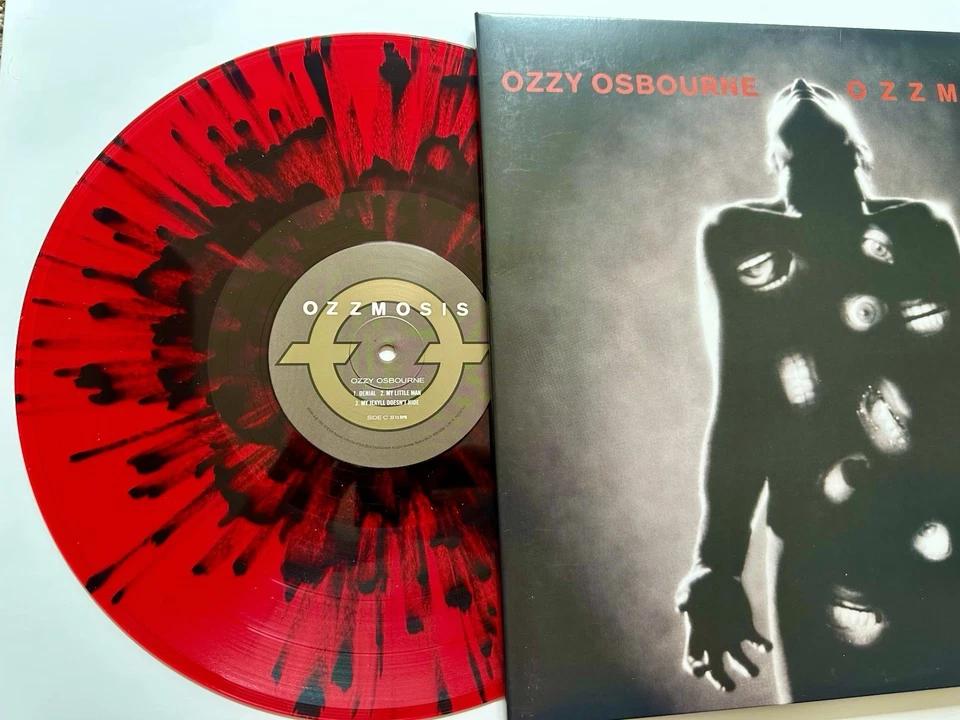 Ozzy Osbourne Ozzmosis RED SPLATTER Vinyl 2LP w/ Poster OFFICIAL NEW Rare 2019 - Image 3 of 4