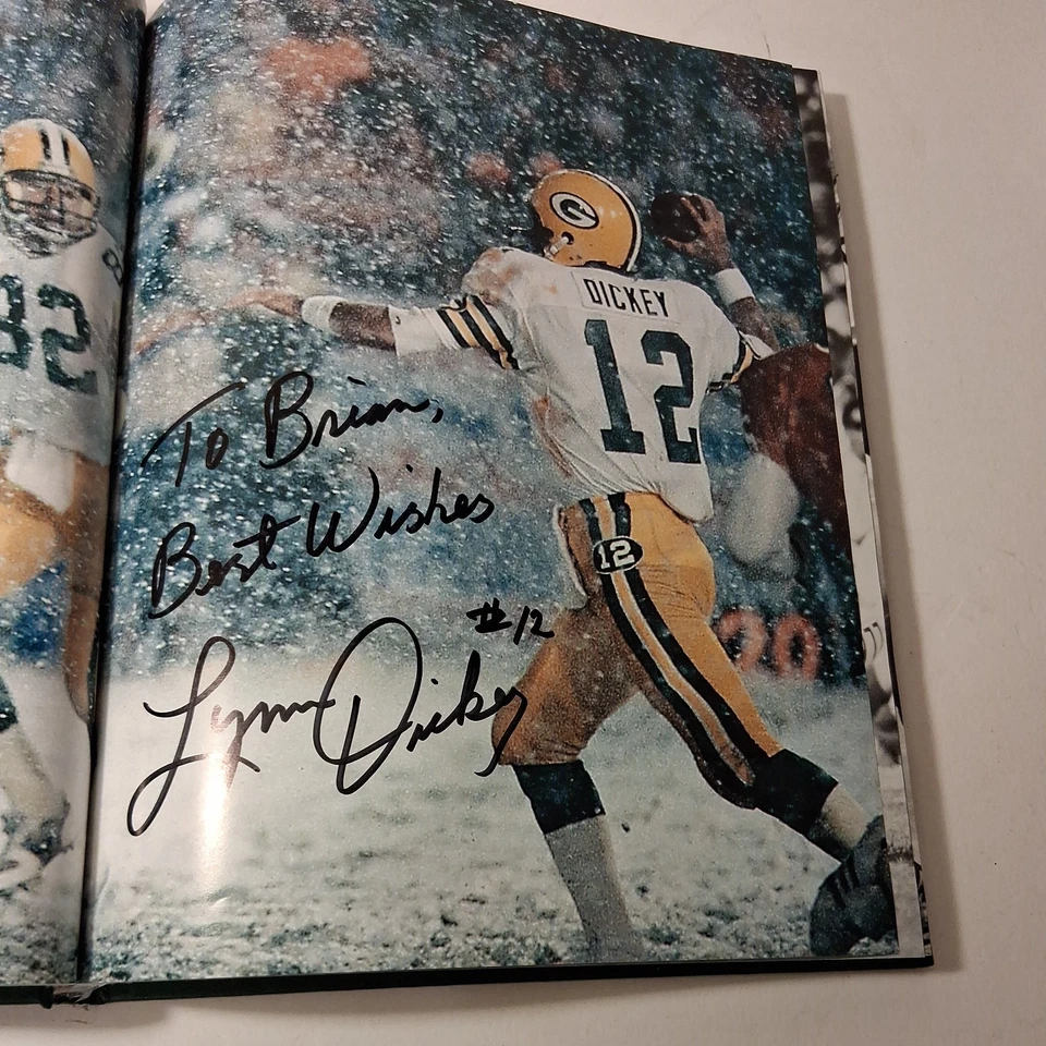 Libro 75 aniversario de Green Bay Packers ¡con AUTOS! Nitchke, Dickey, otros Foto 3 de 4