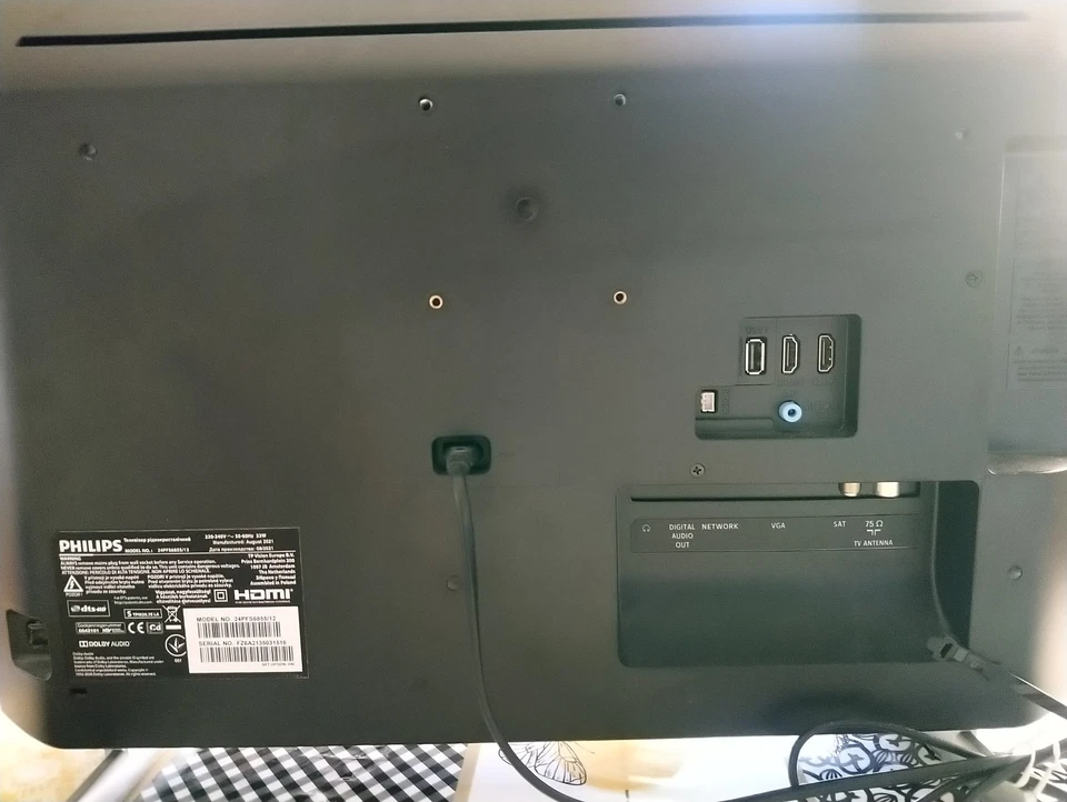 Philips 24" FHD LED Smart TV - Argento Chiaro come nuovo - Immagine 2 di 4