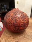Large Carved Wooden Gourd Sculpture-vase Kenya African Art Vintage Safari Animal — photo 2