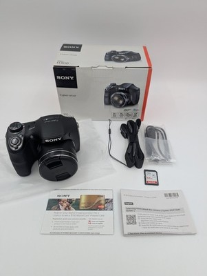 Sony Cyber-shot DSC-H300 20.1 MP 35x Zoom Digital Camera - 64GB SD - Open Box