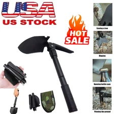 4 in 1 Folding Military Shovel Survival Spade Emergency Tool For Garden Camping