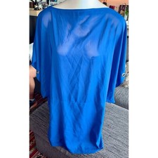 Michael Michael Kors Short-sleeve Royal Blue Sheath Dress, Sz M/L