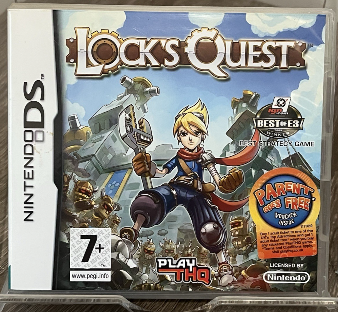 Lock's Quest Nintendo DS Tested Very Good Condition Fast UK Dispatch