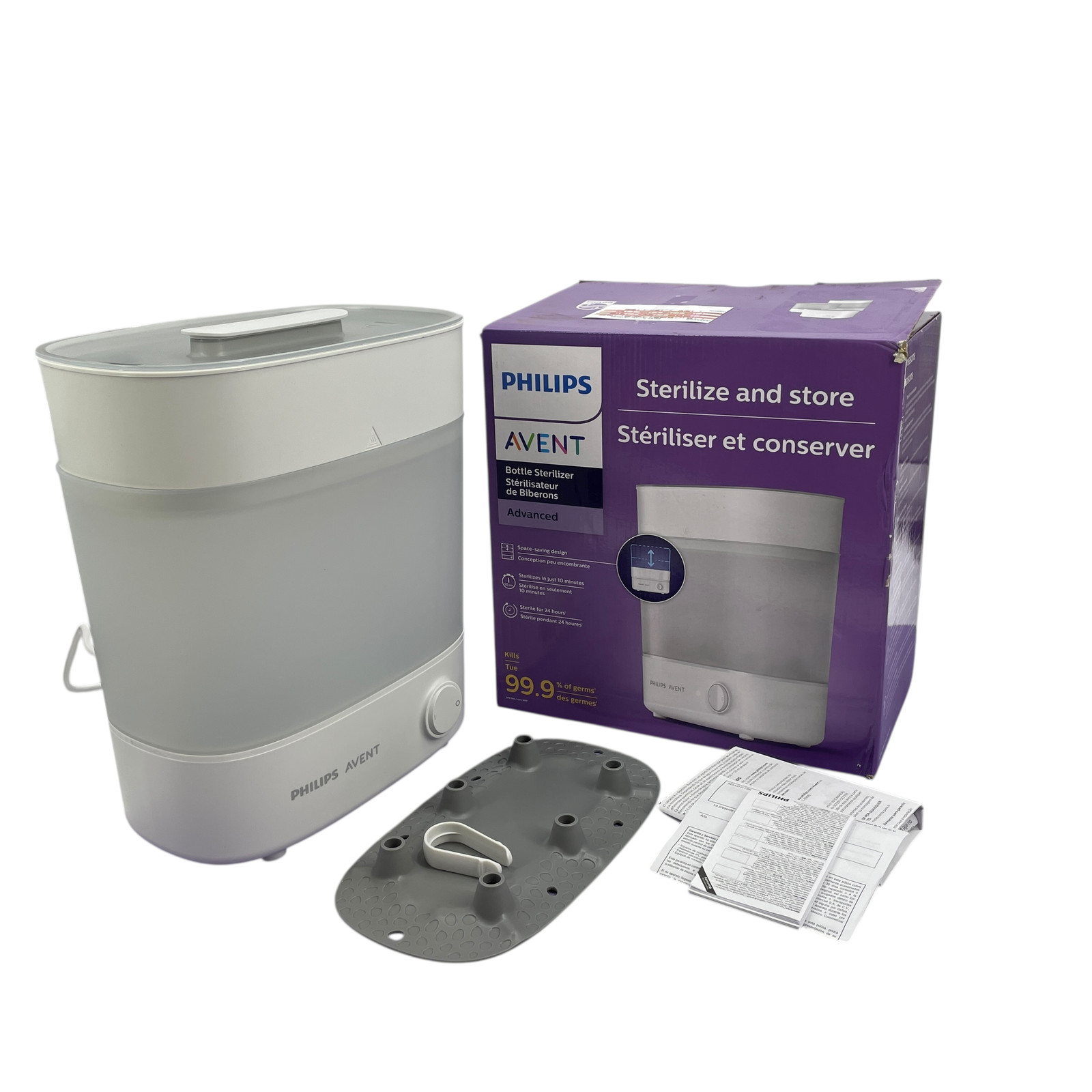 Philips Avent Advanced SCF291/00 Bottle Steam Sterilizer & S