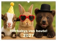 "Calendar 2027 · US Version · Today's Baby Animal! (Wall Calendar 2027 17\" × 12\""