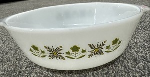 Anchor Hocking Vintage Green Casserole   # 437 1 1/2 Qt