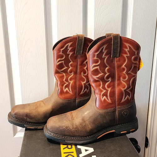 ARIAT WorkHog H2O Steel Toe Work Boots Sz 11 Wide Square Toe 10006961 New In Box