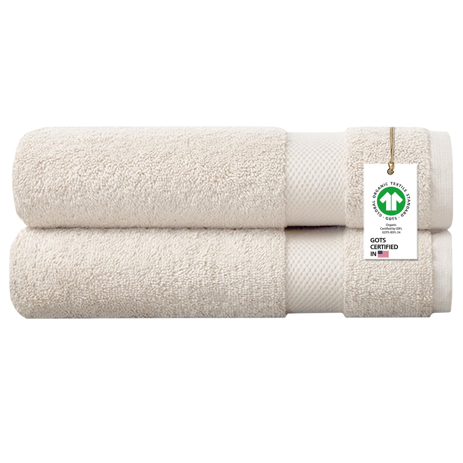 Delara 100percent Organic Cotton Towels 650 GSM Plush Feather Touch Quick Dry Bath