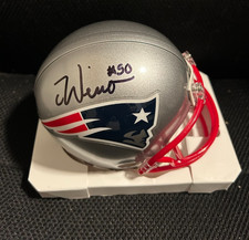 Chase Winovich Signed New England Patriots Mini Helmet W/ Beckett WIT & JSA COA
