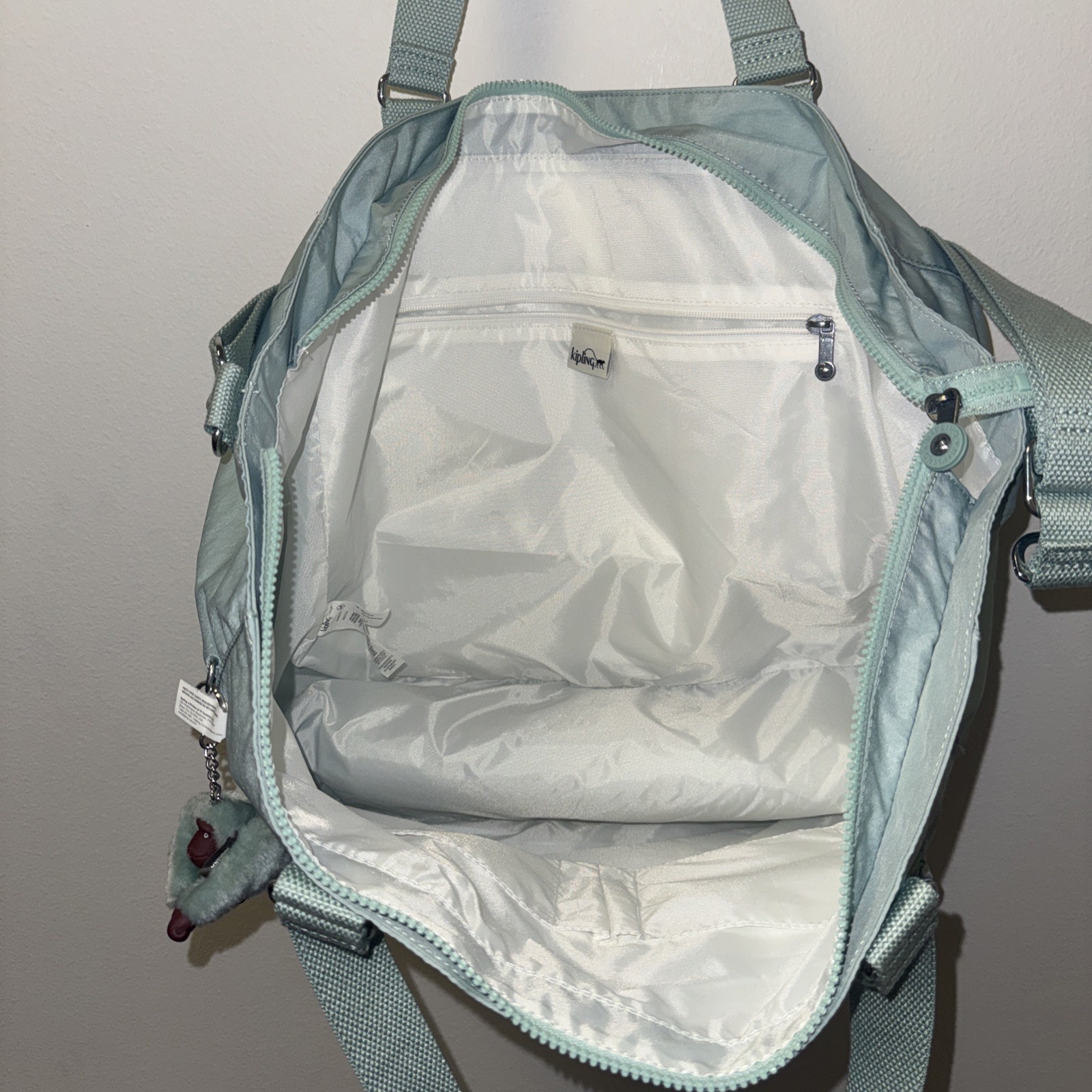 Kipling ISAAC Extra Large Zip Tote Bag SL4830 Pol… - image 6