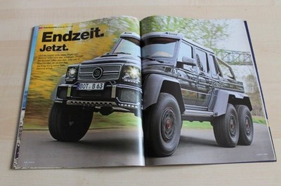 Auto Motor und Sport 10/2014 Mercedes G 63 AMG 6x6 Brabus 700 mit 700PS im Fahrb