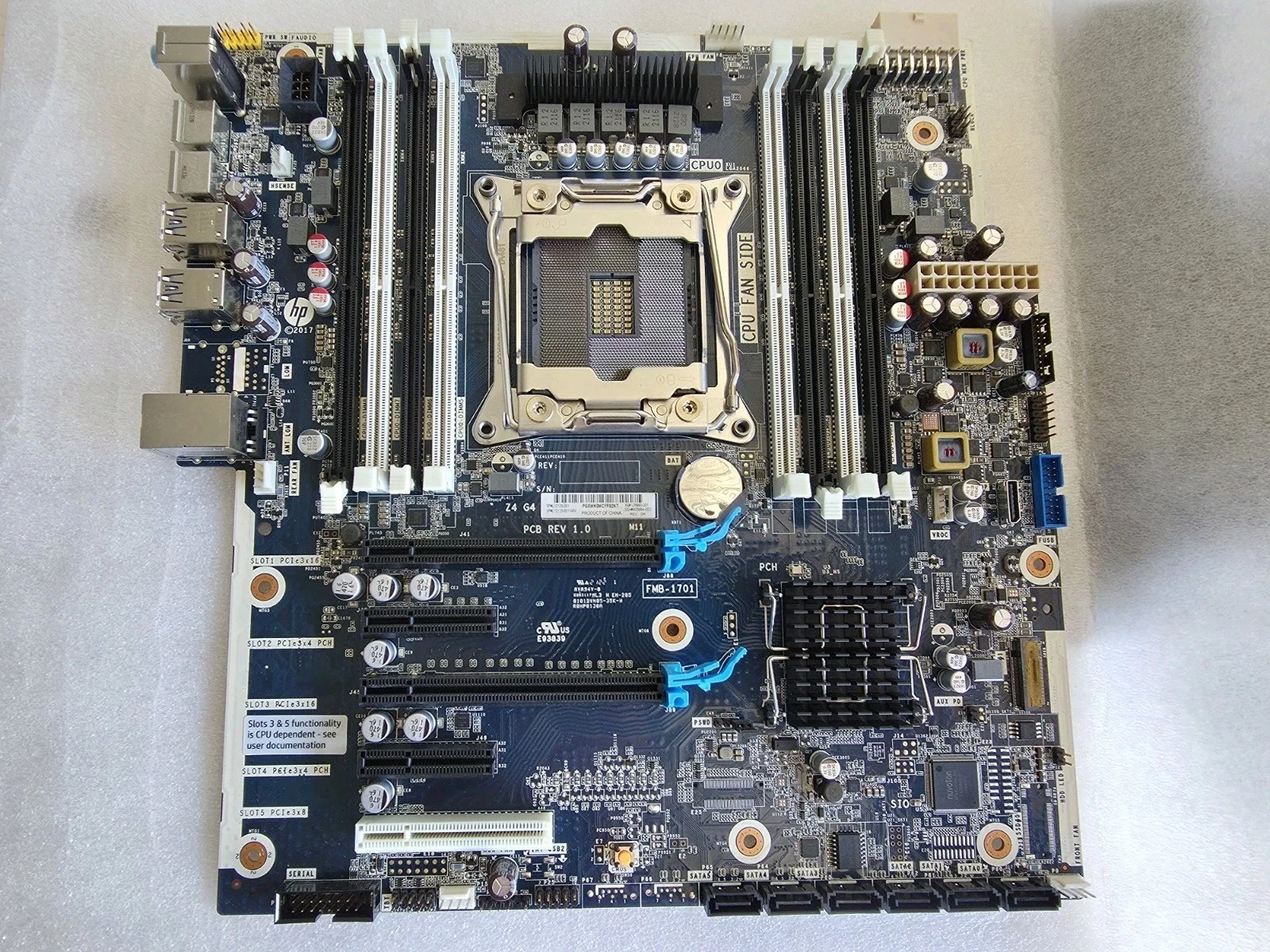 HP Z4 G4 Intel Core X LGA2066 DDR4 Workstation Motherboard L12125-001 L09990-001