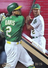 2019 Topps Gold Label Oakland Athletics Khris Davis Base Class 3 Red 20/25