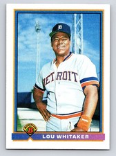 1991 Bowman - Lou Whitaker #150 Detroit Tigers Baseball Card