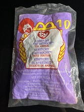 1999 McDonald's Ty Teenie Beanie Baby 10 Stretchy The Ostrich Sealed MIP