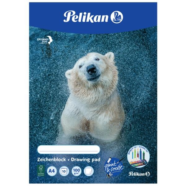 Pelikan Zeichenblock Zoo Din A3 100 G/Qm, 20 Blatt, 1 Block 400132890 (401270022-image