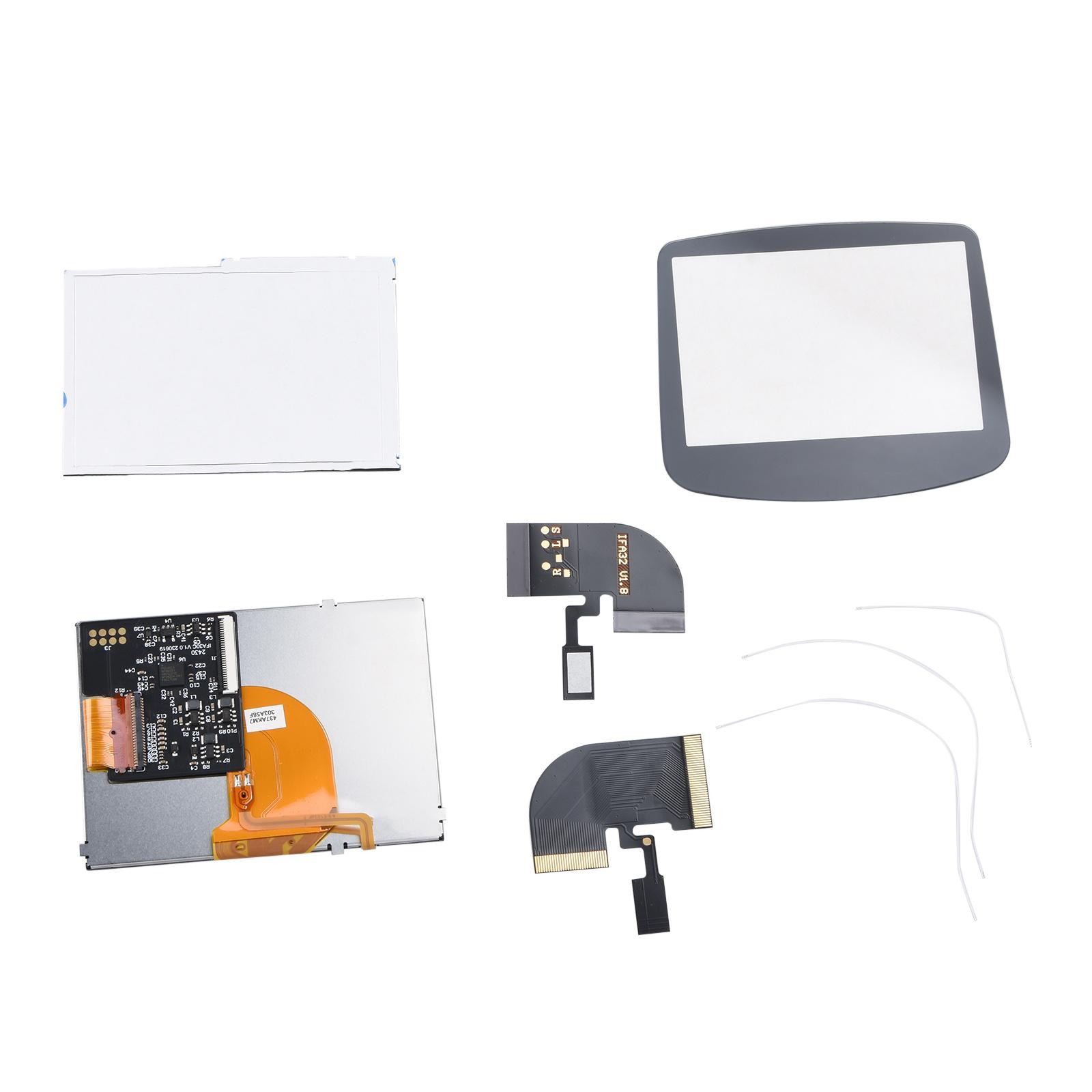 IPS Full Screen LCD Kits for Nintendo GBA backlight lcd screen High Brightness h