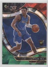 2020-21 Panini Select Courtside Red White Green Cracked Ice Prizm Tyler Bey 2l4