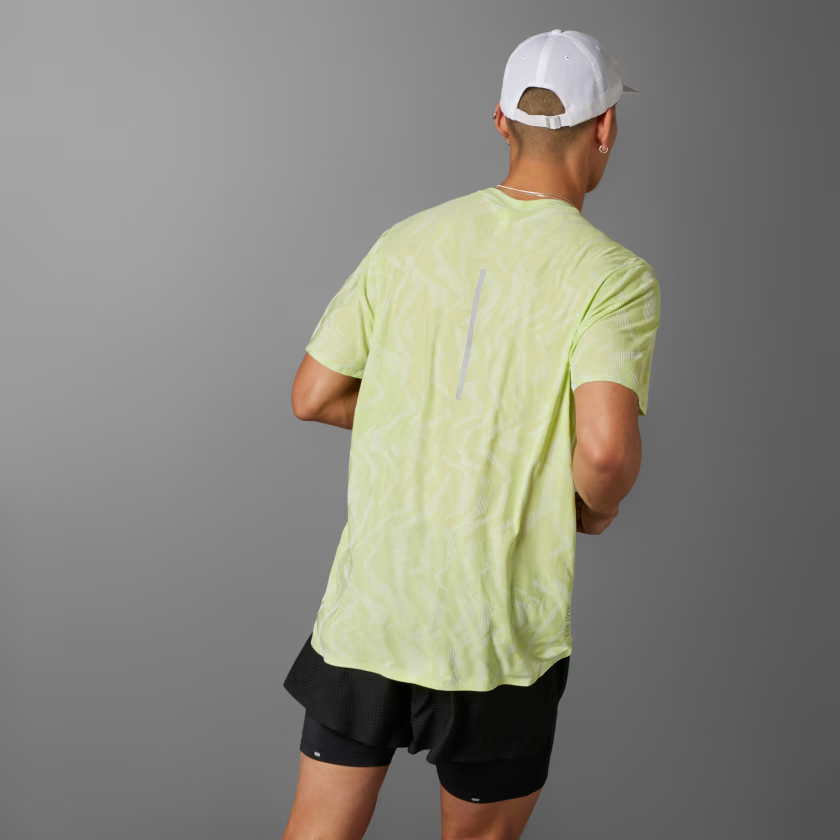 Adidas Men's Ultimate Engineered Running Tee Pulse Lime