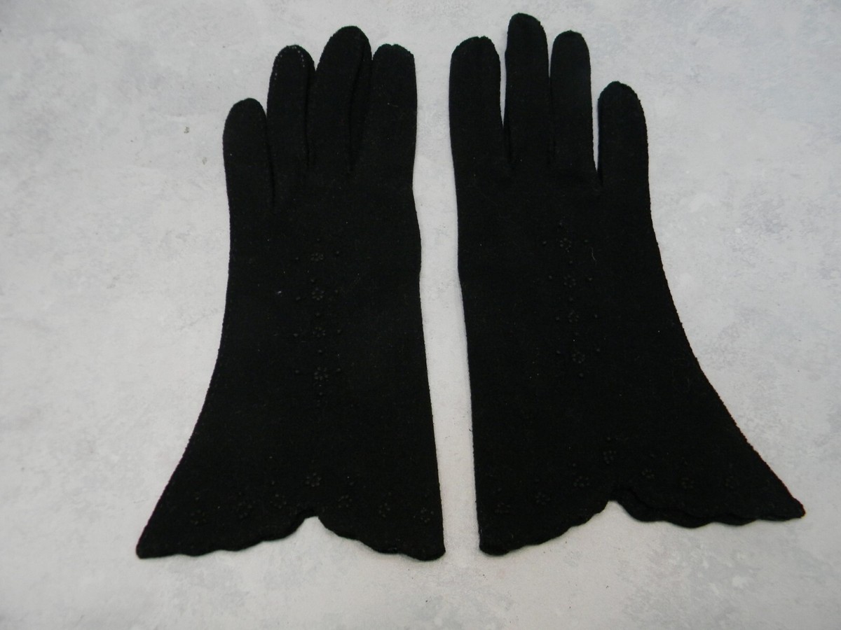 ladies black dress gloves Amazon.com: Yolev Short Satin Gloves