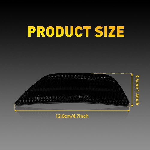 Smoked Lens Front Bumper Lamp LED Side Marker Light Lamp For 2021-2024 Kia K5 S - Picture 9 of 14