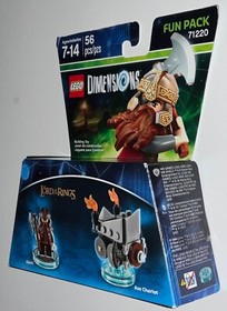 LEGO DIMENSIONS Lord of the Rings Set 71220 Gimli Axe Chariot FACTORY SEALED