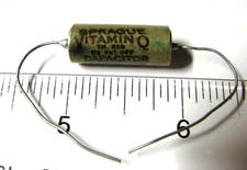 Sprague Vitamin-Q .047uF 200vdc Oil Tone Capacitor - Fender/Guitar/Tube Amp