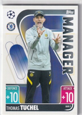 Topps Match Attax Champions League Extra 21/22 MAN 3 Thomas Tuchel Manager