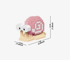 Building Block Toy Small Particle Cartoon Model Gary (no box) 220 pcs