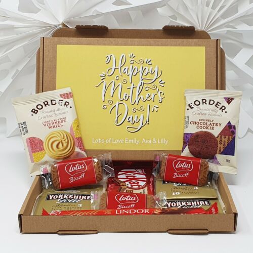 Caja de regalo personalizada para el Día de la Madre cesta galletas abrazo en caja té dulce - Imagen 19 de 19