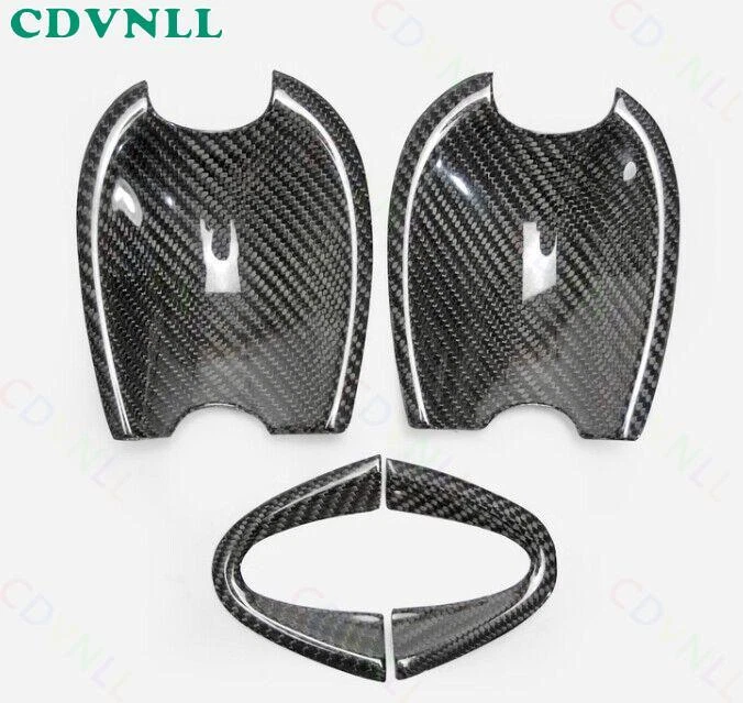 Para Mazda MX-5 Miata 2016-24 Fibra de Carbono Exterior Puerta Lateral Marco Borde Foto 2 de 4