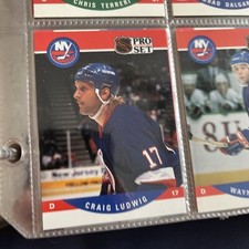 1990-91 Pro Set Hockey Card Craig Ludwig New York Islanders #484