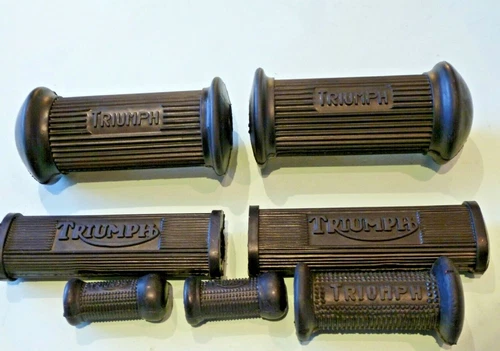 TRIUMPH 3TA 5TA T100 T120 FOOT REST KICK START RUBBER KIT 82-1695 F9279 82-9279