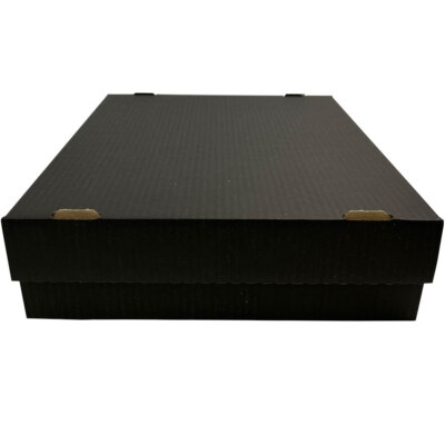 Schwarze Aufbewahrungsbox für 4000 Karten Deckbox Sortierhilfe