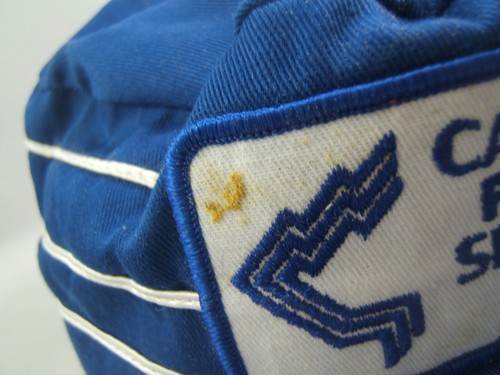 Canadian Power Services Patch Hat VTG Blue 3 Stripe Snapback Army Painters Cap - Picture 4 of 11