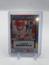 2021 panini classics beginnings silver prizm ja'marr chase