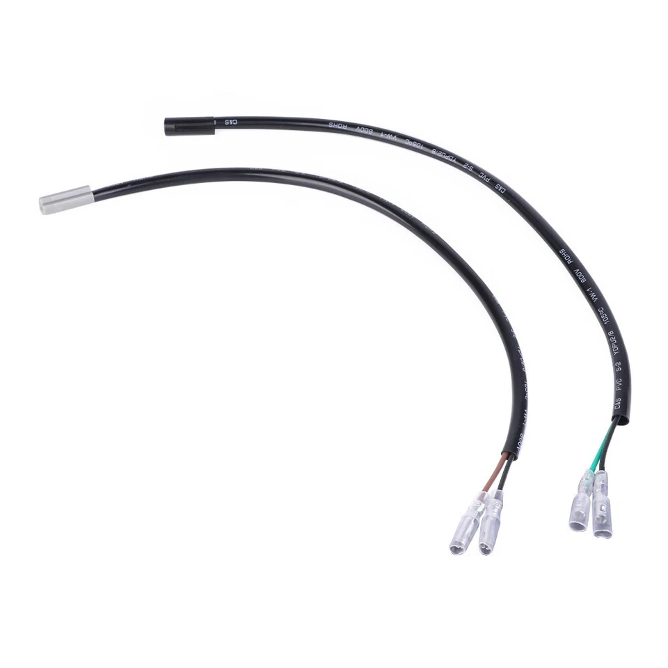 Cables de luces de señal de giro delanteras/traseras 2 cables para Yamaha YZF R1 R3 R6 R25 R6S FZ6 Foto 4 de 4
