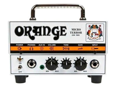 Super kleines Terror Topteil von Orange mit Vorstufenröhre und Aux-Input 20 Watt