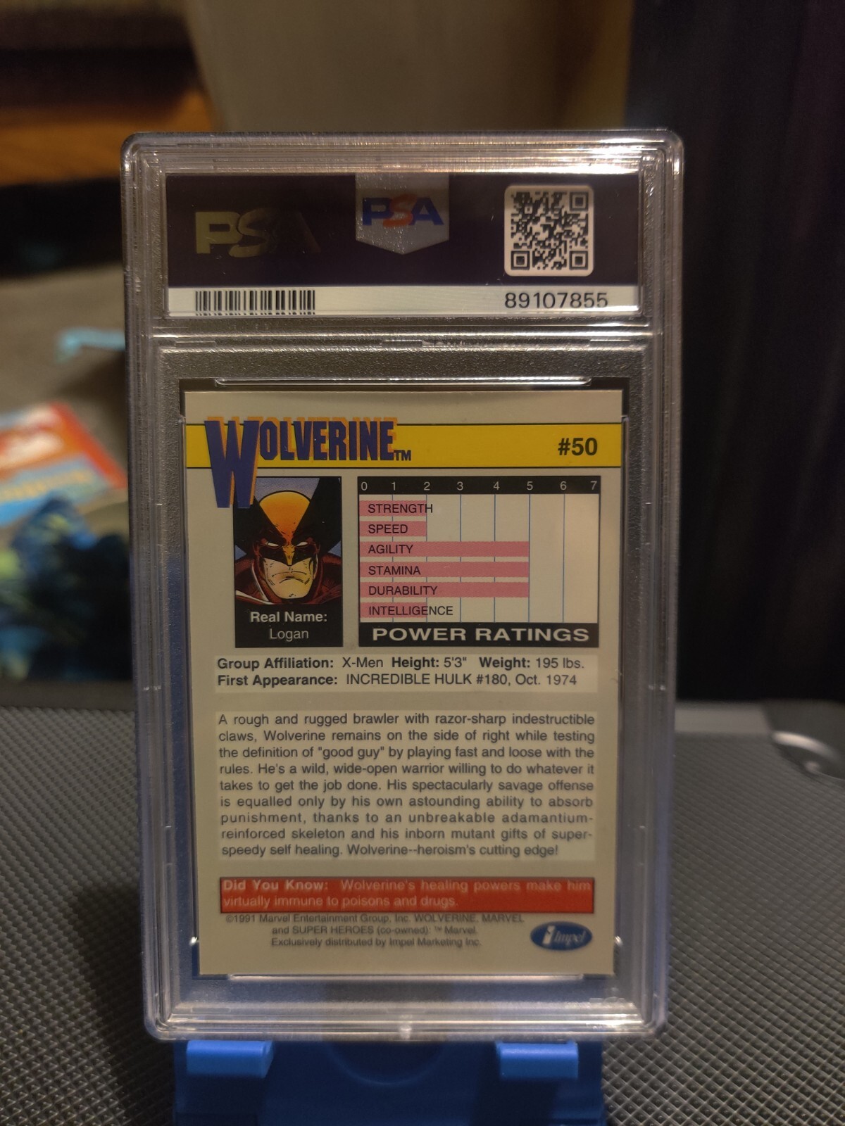 marvel cards graded view 4
